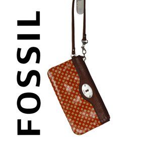 Fossil "Key-Per" Polka-a-Dot Wristlet